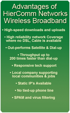 Hiercomm Advantages